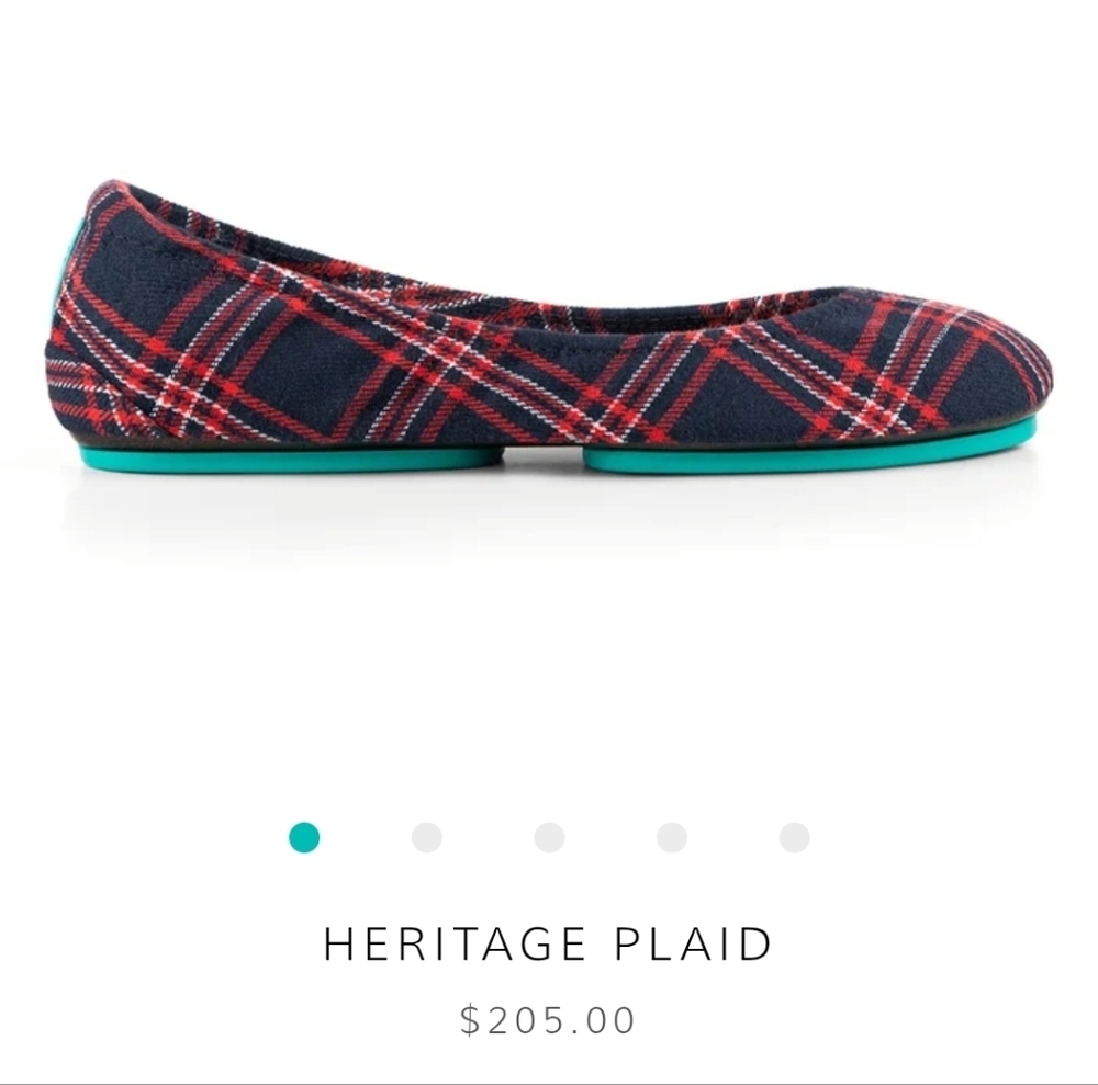Tieks Heritage Plaid Size 10